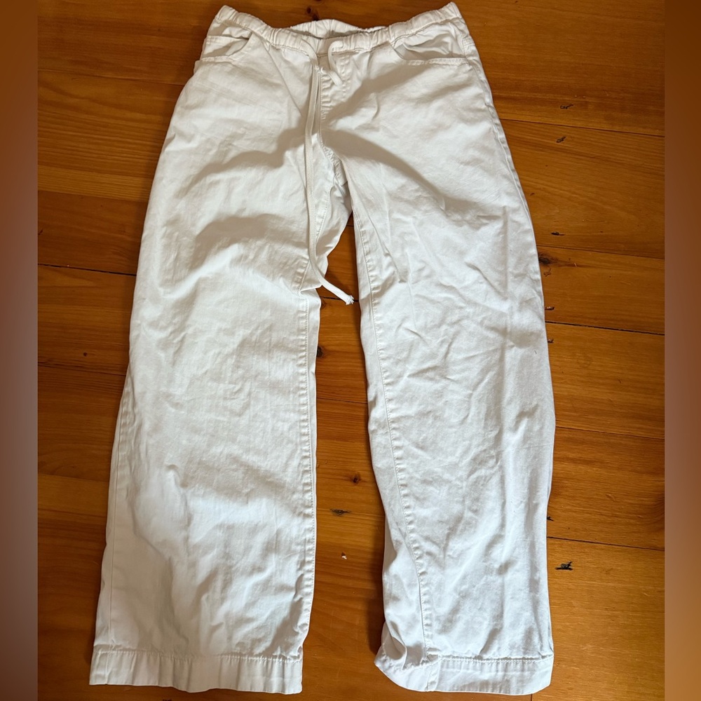 Brandy Melville white carpenter pants